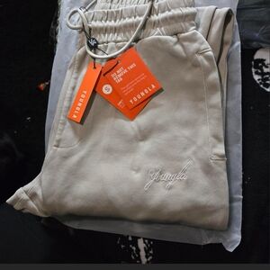 YoungLA Men's Cream Jogger Pants